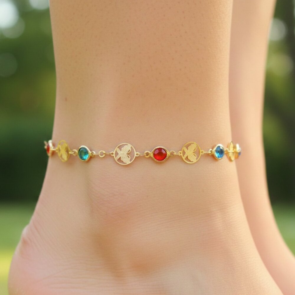 Minimalist Anklet, Sleek & Modern Design, Women’s Fashion, YC110460-A